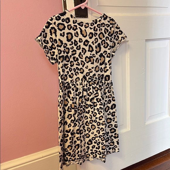 1989 Place Leopard Print Kids Dress Size Medium - Picture 2 of 3